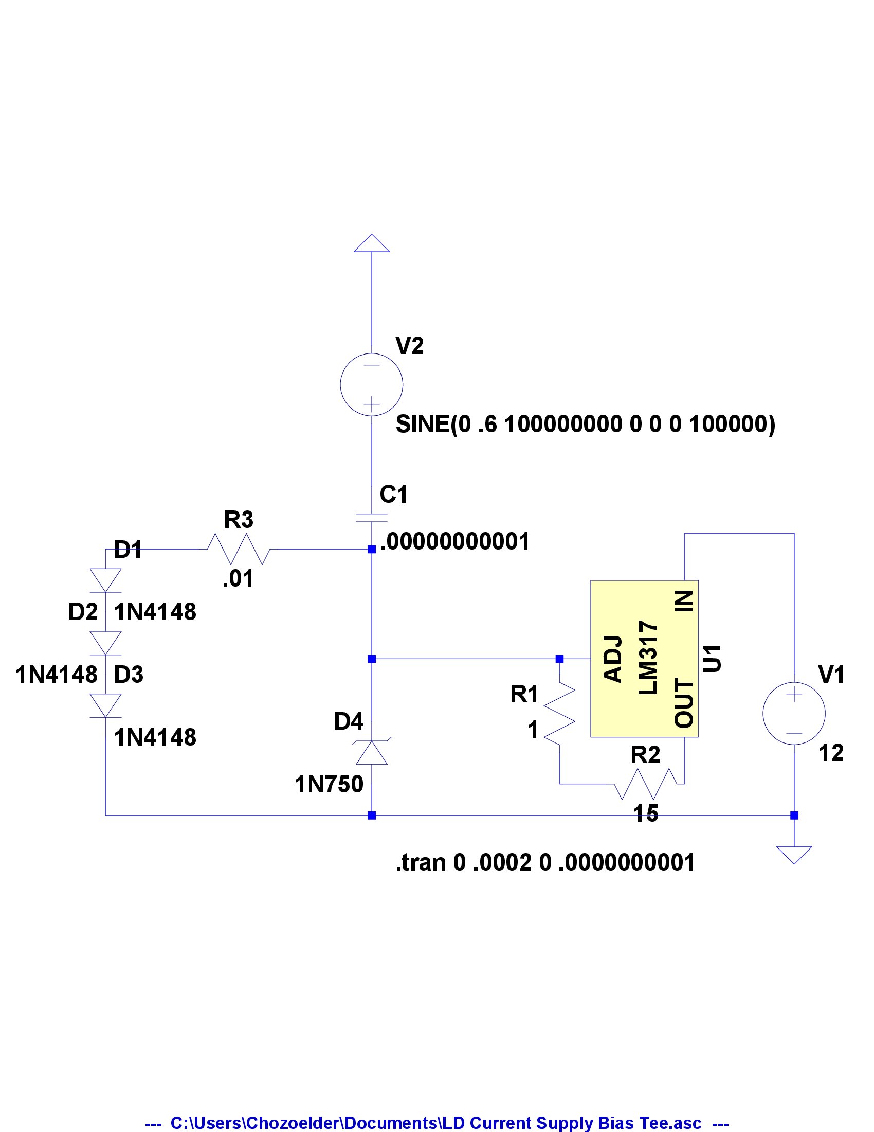 Laser Driver Circuit (supplies current)